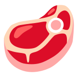 🥩 Кусок Мяса, смайлик от Google
