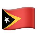 🇹🇱 Flagge: Timor-Leste Emoji von Apple