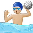 🤽🏼‍♂️ Мужчина Играет в Водное Поло: Светлый Тон Кожи, смайлик от Samsung