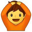 🙆 Personne Faisant Un Geste D’acceptation Emoji par Samsung