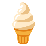 🍦 Soft Ice Cream, Emoji by Google