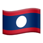 🇱🇦 Flagge: Laos Emoji von Microsoft