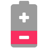 🪫 Low Battery, Emoji by Microsoft