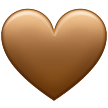 🤎 Braunes Herz Emoji von Samsung
