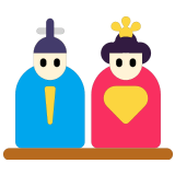 🎎 Poupées Japonaises Emoji par Microsoft