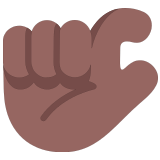 🤏🏾 Pinching Hand: Medium-Dark Skin Tone, Emoji by Microsoft