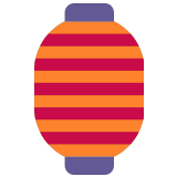 🏮 Red Paper Lantern, Emoji by Microsoft