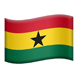 🇬🇭 Флаг: Гана, смайлик от Apple
