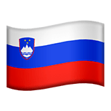 🇸🇮 Flagge: Slowenien Emoji von Apple