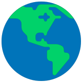 🌎 Globus Mit Amerika Emoji von Microsoft