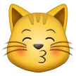 😽 Chat Qui Fait Un Bisou Emoji par Samsung