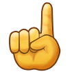 ☝️ Index Pointing Up, Emoji by Samsung