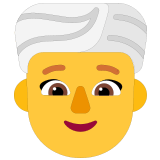 👳‍♀️ Frau Mit Turban Emoji von Microsoft