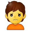 🙍 Missmutige Person Emoji von Samsung