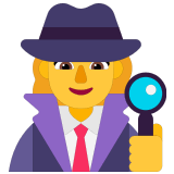 🕵️‍♀️ Detektivin Emoji von Microsoft