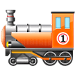🚂 Dampflokomotive Emoji von Samsung