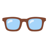👓 Brille Emoji von Google