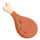 🍗 Hähnchenschenkel Emoji von Google