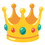 👑 Krone Emoji von Google