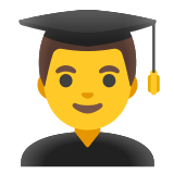 👨‍🎓 Student Emoji von Google