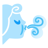 🌬️ Wind Emoji von Google