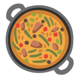 🥘 Shallow Pan of Food, Emoji by Google