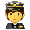 🧑‍✈️ Pilot(in) Emoji von Samsung