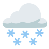 🌨️ Cloud with Snow, Emoji by Google