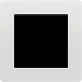 🔳 White Square Button, Emoji by Apple