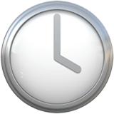 🕓 4:00 Uhr Emoji von Apple