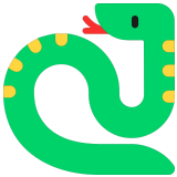 🐍 Schlange Emoji von Microsoft