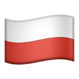🇵🇱 Drapeau : Pologne Emoji par Apple
