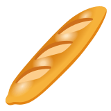 🥖 Baguette Bread, Emoji by Google