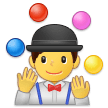 🤹‍♂️ Jongleur Emoji von Samsung