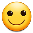 🙂 Visage Avec Un Léger Sourire Emoji par Samsung