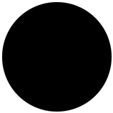⚫ Disque Noir Emoji par Microsoft