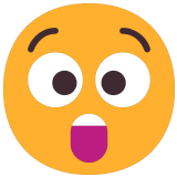 😲 Erstauntes Gesicht Emoji von Microsoft
