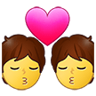 💏 Bisou Emoji par Samsung