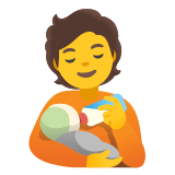 🧑‍🍼 Person Feeding Baby, Emoji by Google