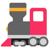 🚂 Dampflokomotive Emoji von Microsoft