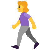 🚶‍♀️ Woman Walking, Emoji by Microsoft