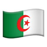 🇩🇿 Флаг: Алжир, смайлик от Apple