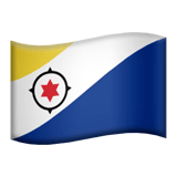 🇧🇶 Flag: Caribbean Netherlands, Emoji by Apple