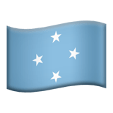 🇫🇲 Drapeau : Micronésie Emoji par Apple