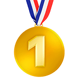 🥇 1st Place Medal, Emoji by Apple