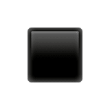 ▪️ Black Small Square, Emoji by Apple