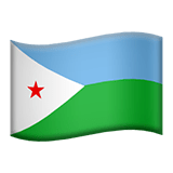 🇩🇯 Флаг: Джибути, смайлик от Apple