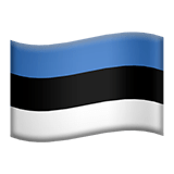 🇪🇪 Flagge: Estland Emoji von Apple