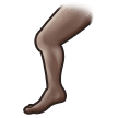 🦵🏿 Bein: Dunkle Hautfarbe Emoji von Samsung