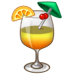 🍹 Cocktail Tropical Emoji par Samsung
